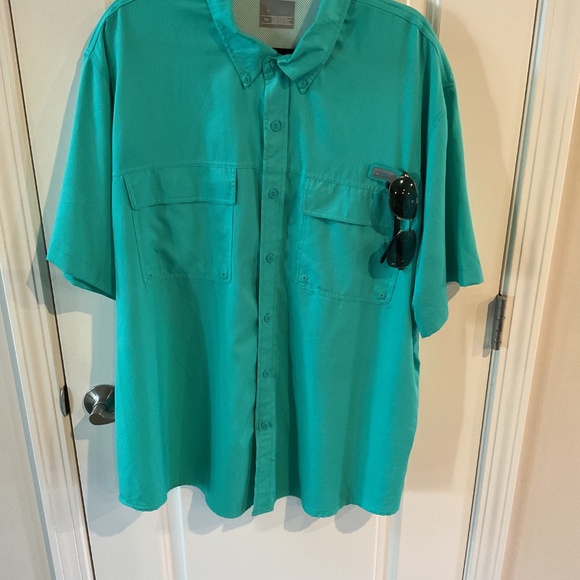 Ocean and Coast Short Sleeve Solid Fishing Shirt - Picture 5 of 9
